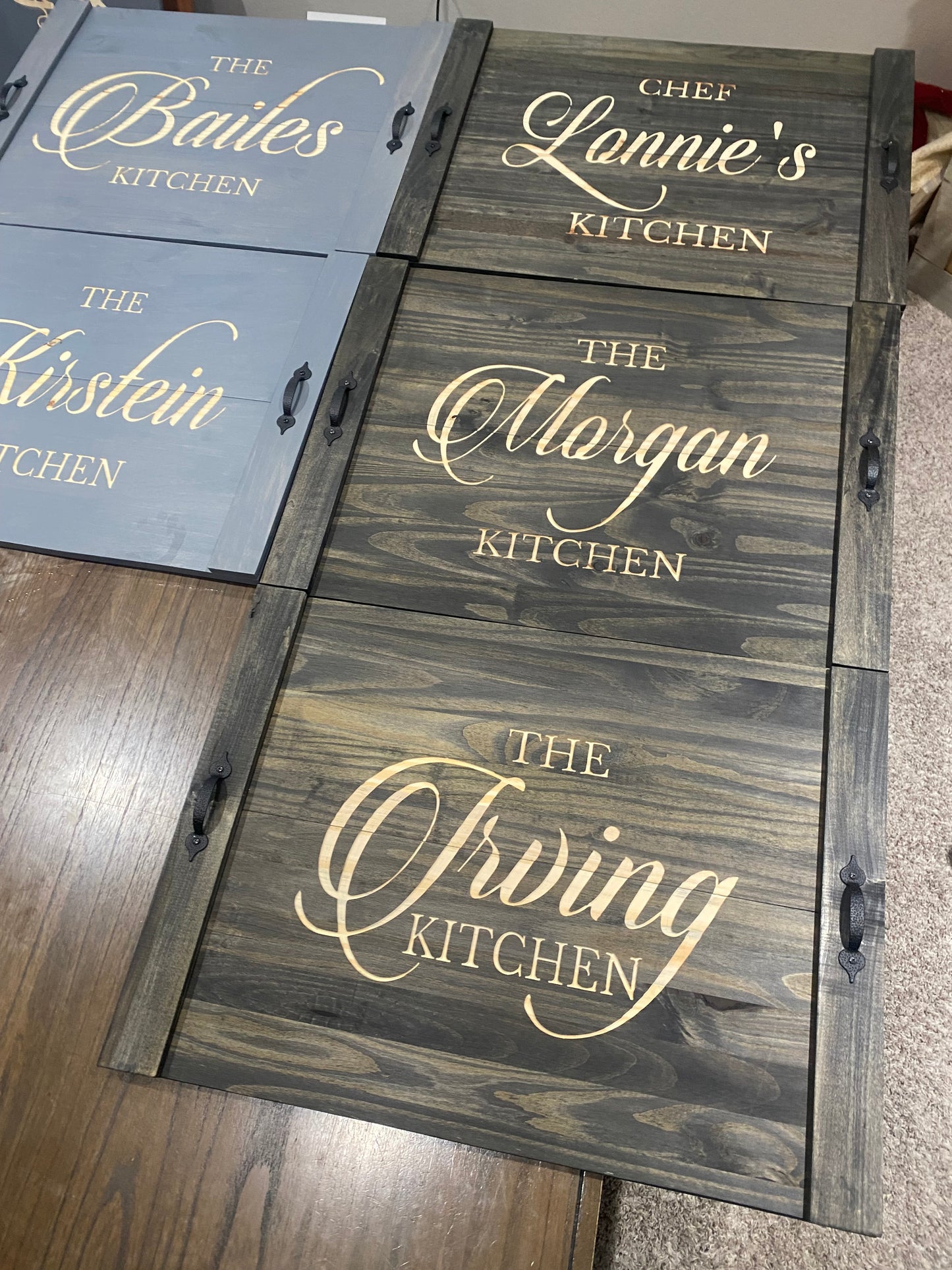 engraved stove top cover | personalized wood for gifting | custom stove top cover